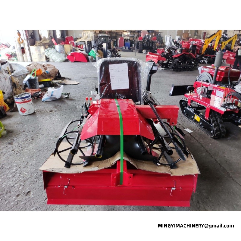 tracked tiller for paddy field