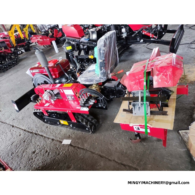 crawler tiller for soft soil