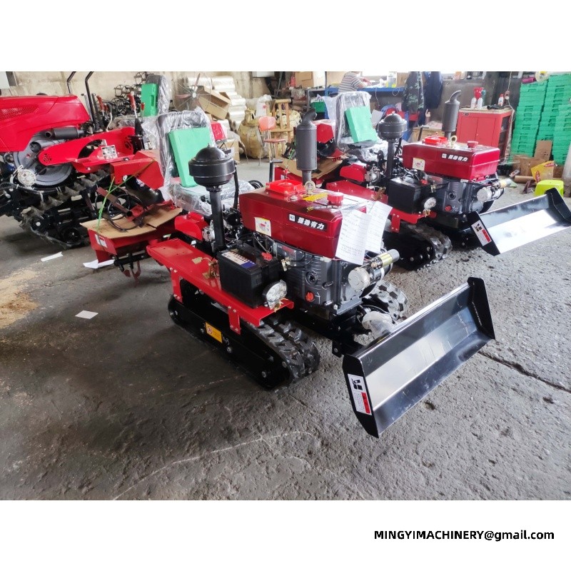 crawler tiller for soft soil