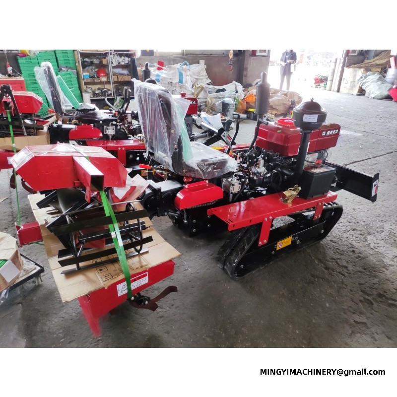 crawler tiller for soft soil