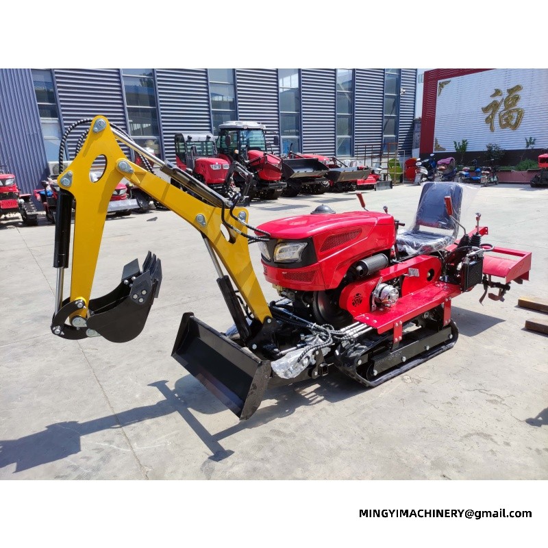 tracked farming tractor