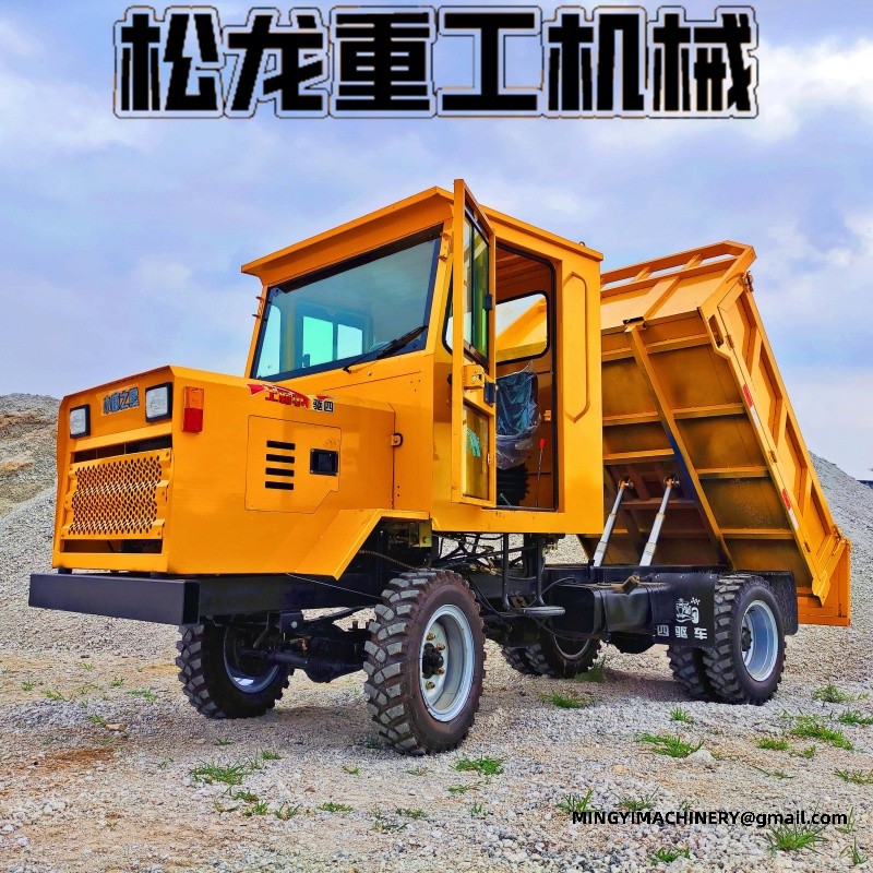 4x4 off road dumper working on site