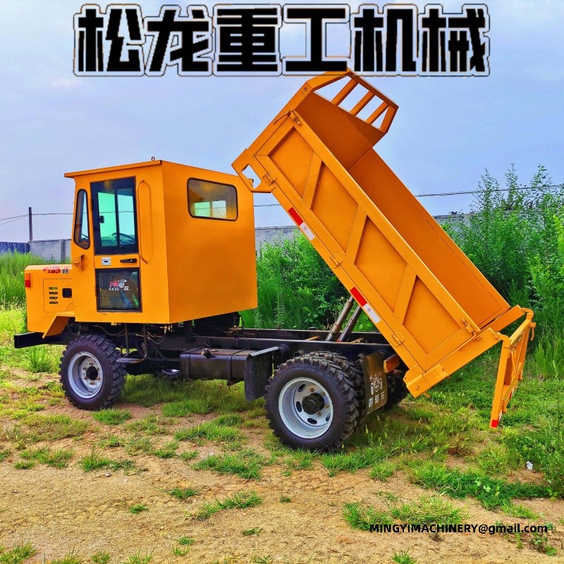 4x4 off road dumper working on site