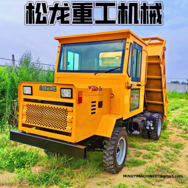 4x4 off road dumper working on site