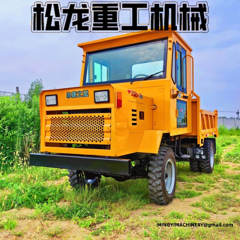 4x4 off road dumper working on site