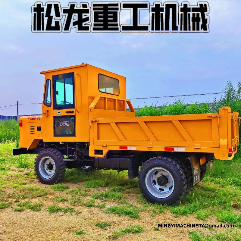 4x4 off road dumper working on site