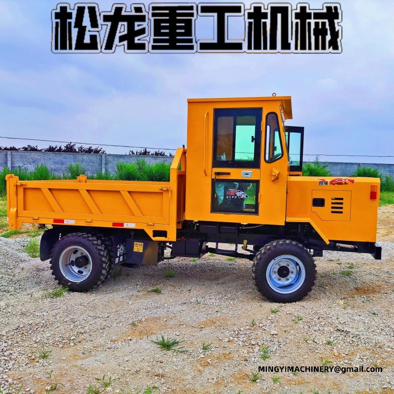 4x4 off road dumper working on site