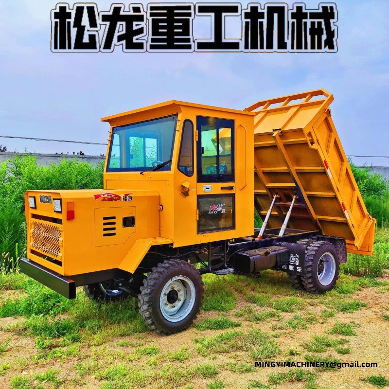 4x4 off road dumper working on site
