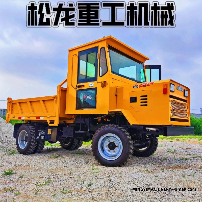 4x4 off road dumper working on site