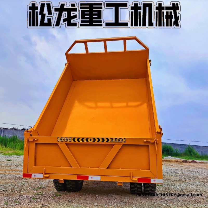 off road cargo transporter muddy road