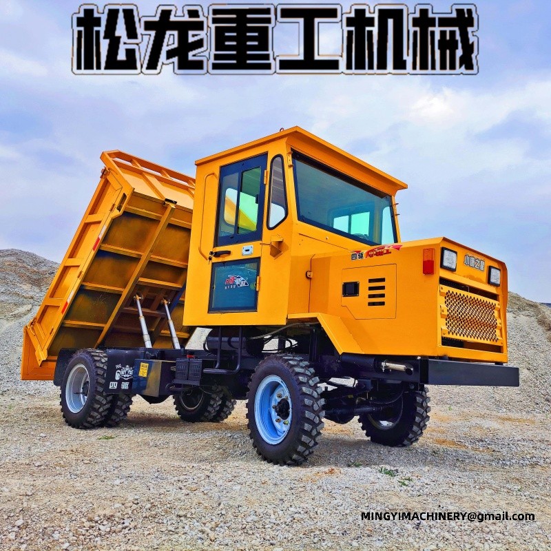 off road cargo transporter muddy road