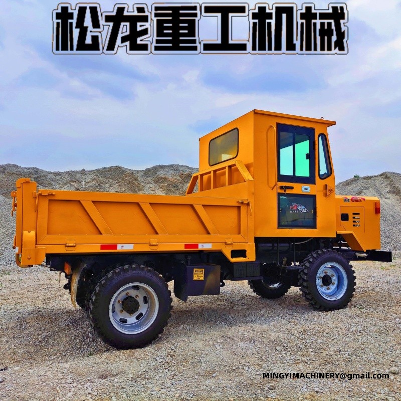 construction dumper hydraulic tipping