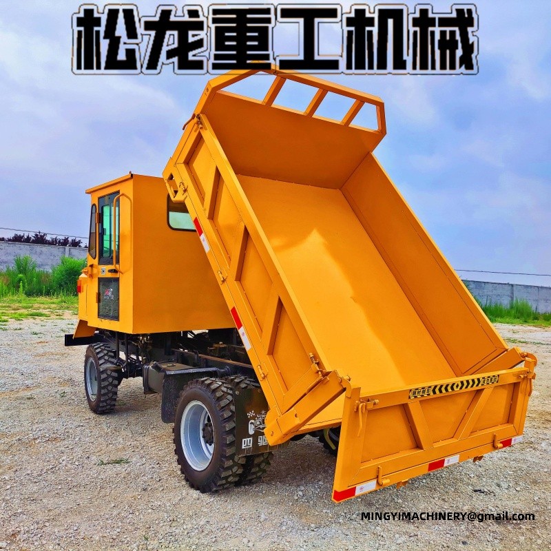construction dumper hydraulic tipping