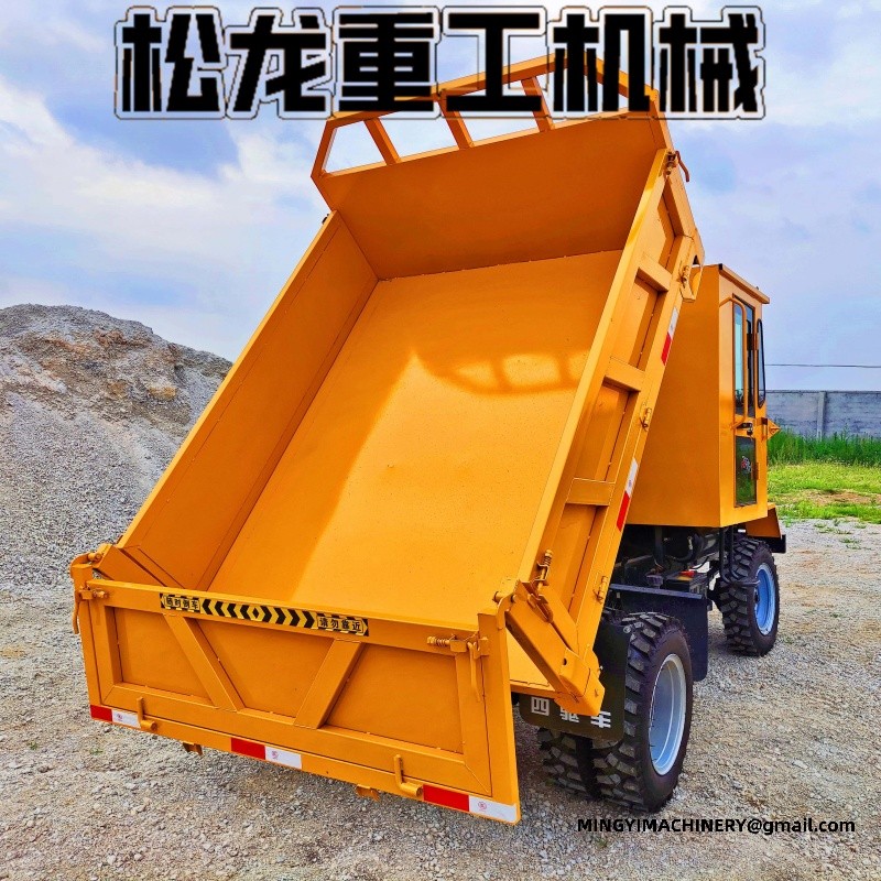 construction dumper hydraulic tipping