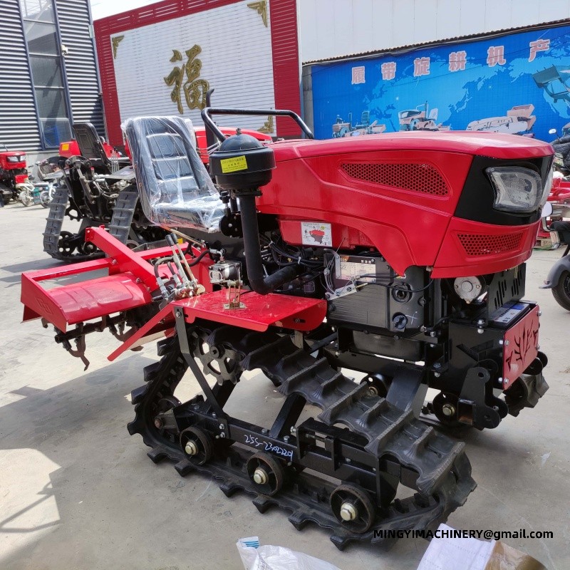 tracked tractor with 3 point hitch
