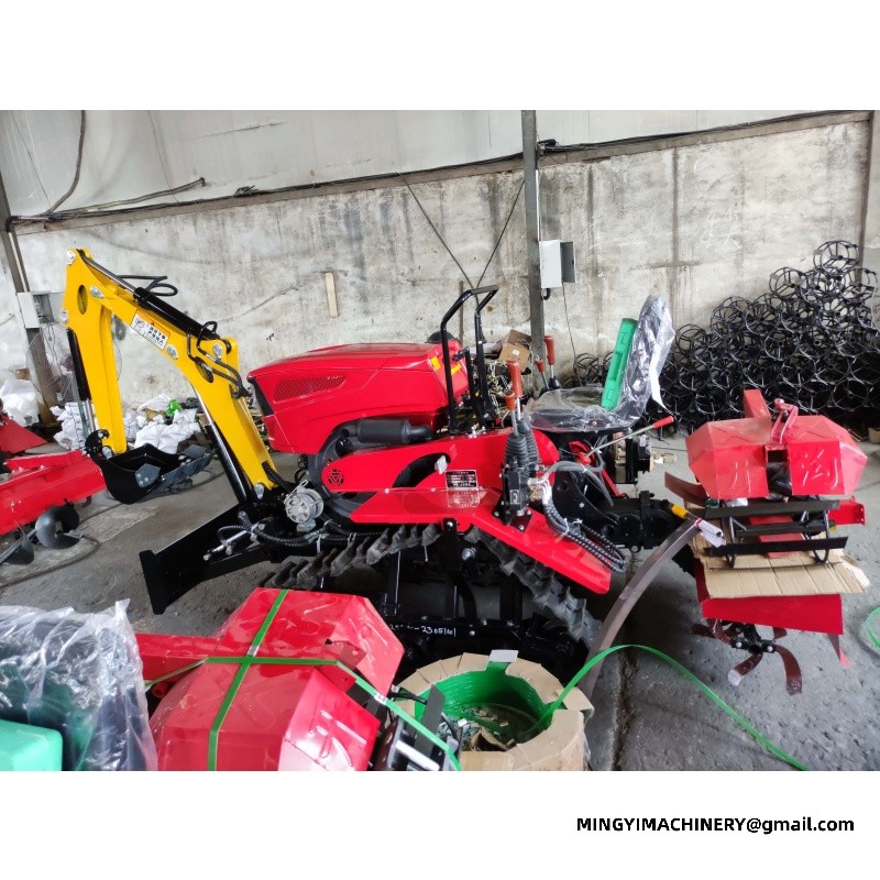 Compact Crawler Tiller for Orchard