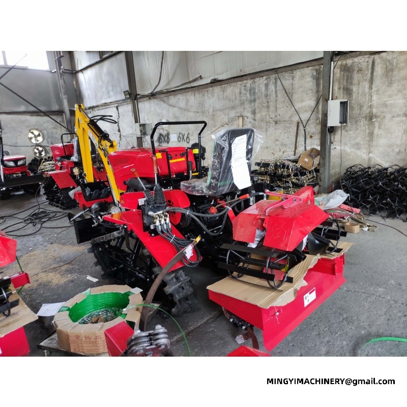 Compact Crawler Tiller for Orchard