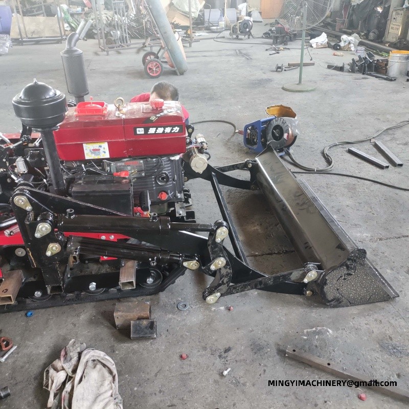 Crawler Tiller for Hillside Farming