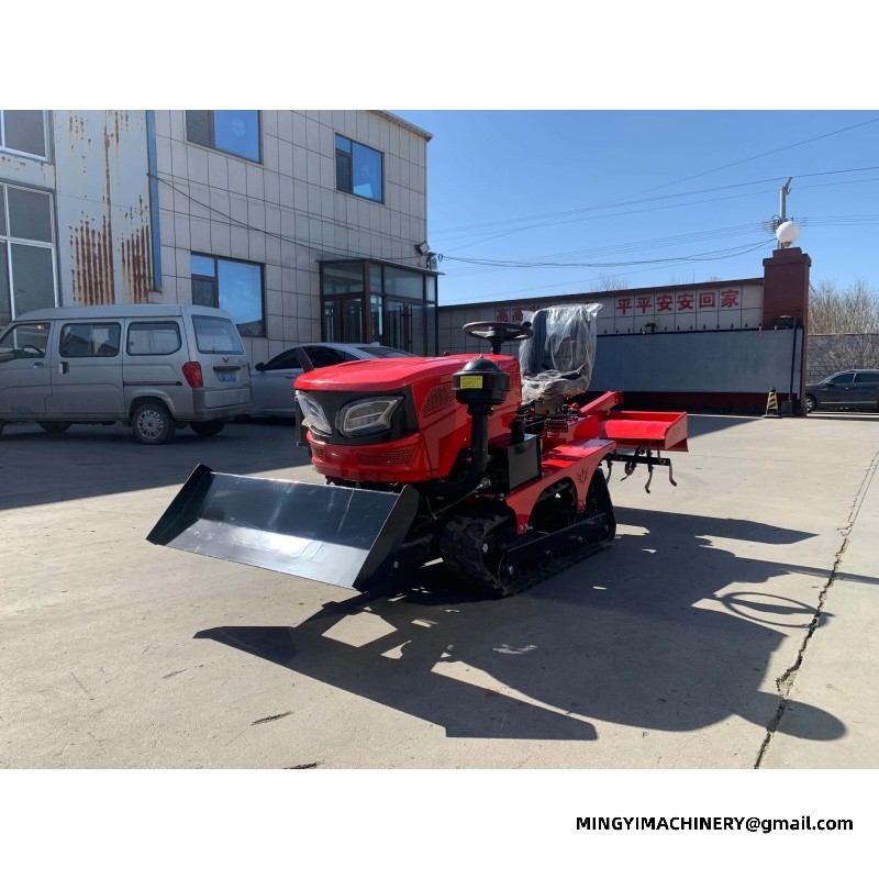 Crawler Tiller for Hillside Farming