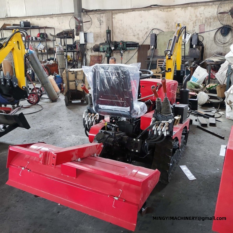 Crawler Tiller for Hillside Farming