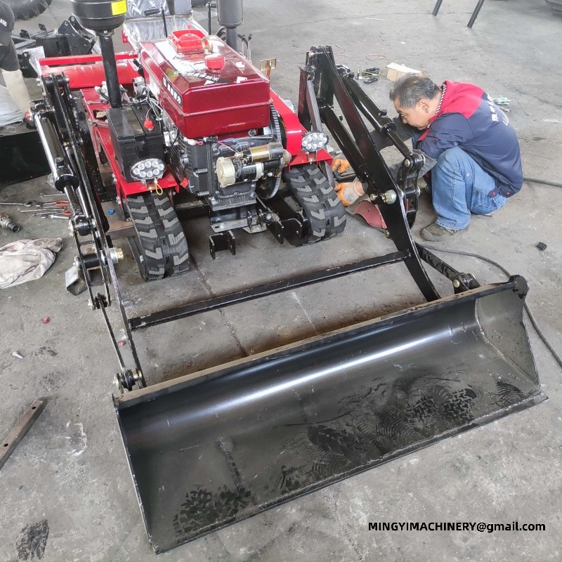 Crawler Tiller for Hillside Farming