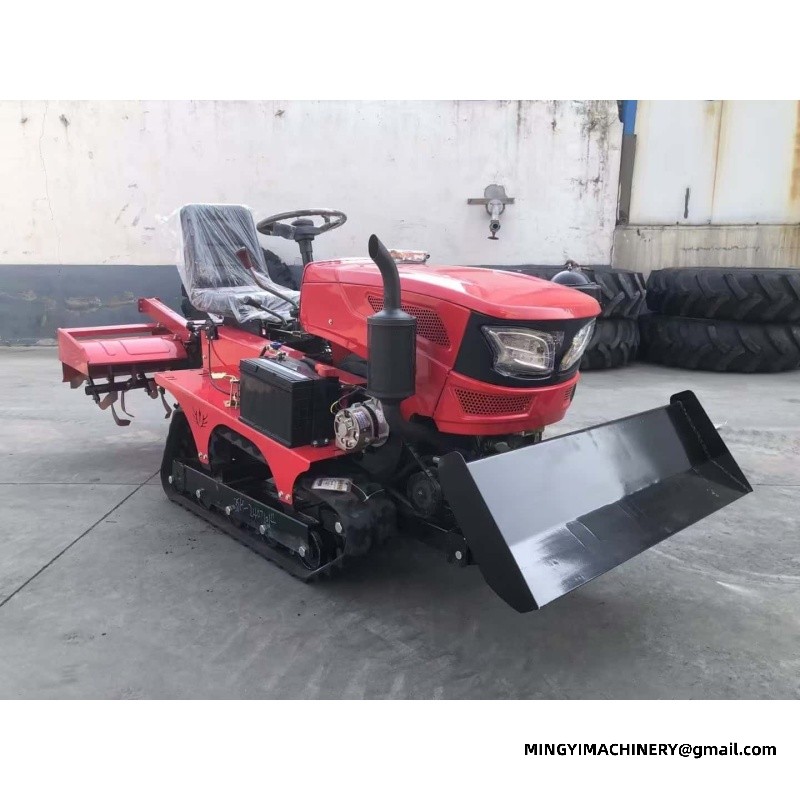 Compact Crawler Tiller for Orchard