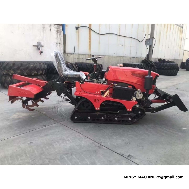 Compact Crawler Tiller for Orchard