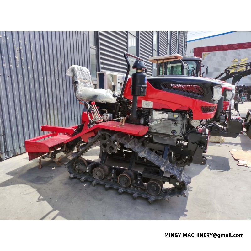 small tracked rotary tiller