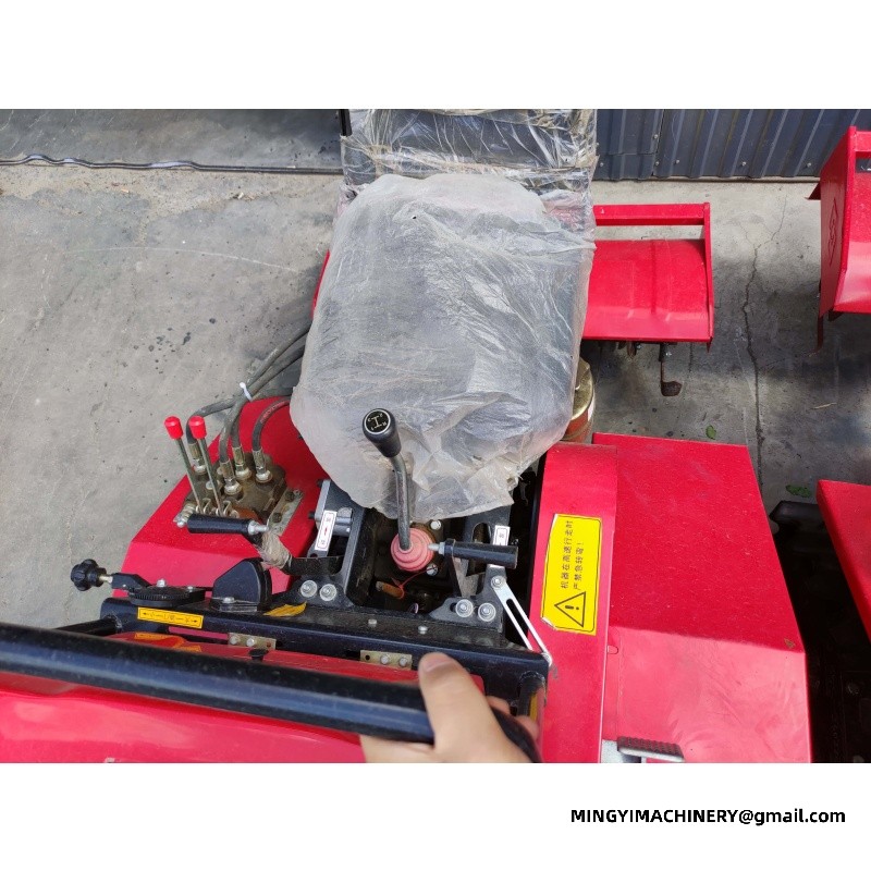 small tracked rotary tiller
