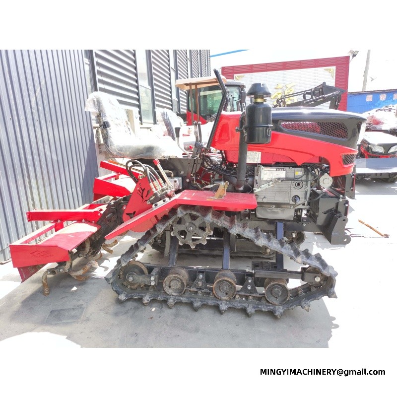 small tracked rotary tiller