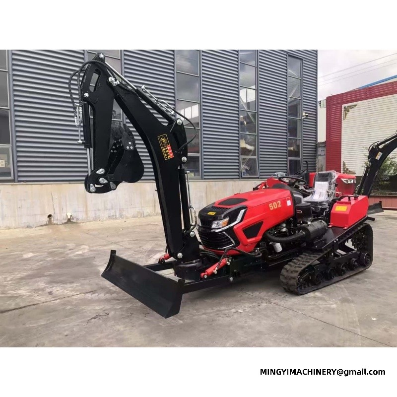heavy duty track drive tiller