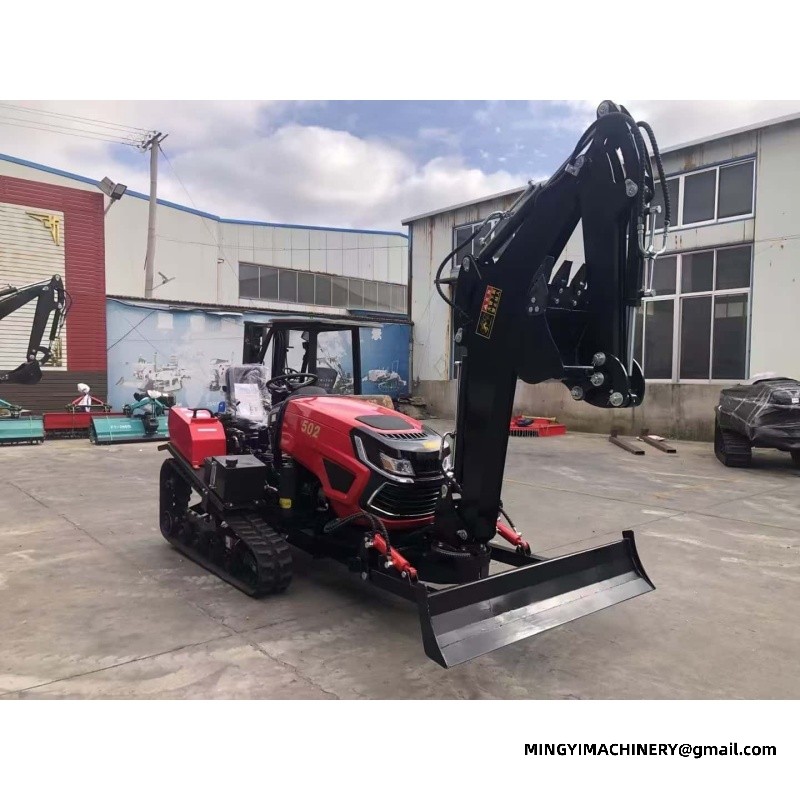 heavy duty track drive tiller