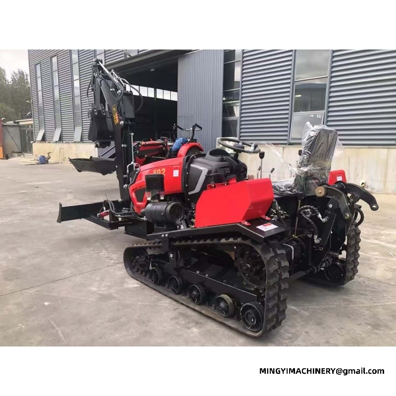 heavy duty track drive tiller