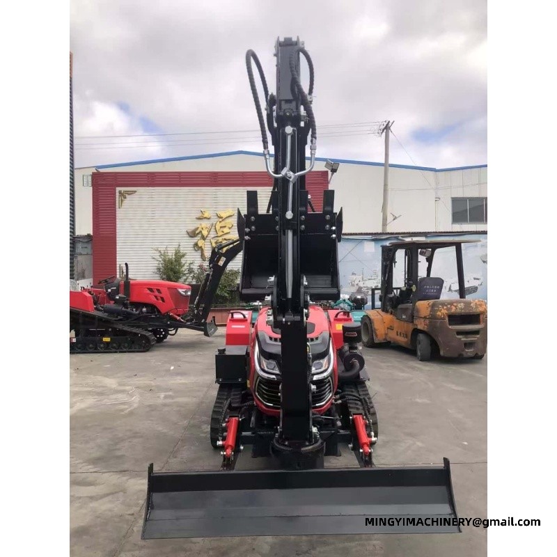 heavy duty track drive tiller