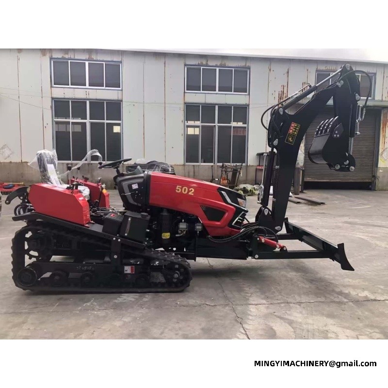 heavy duty track drive tiller