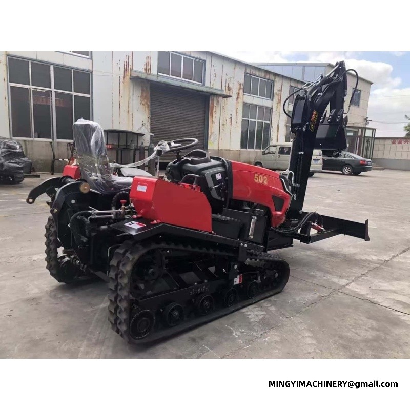 heavy duty track drive tiller