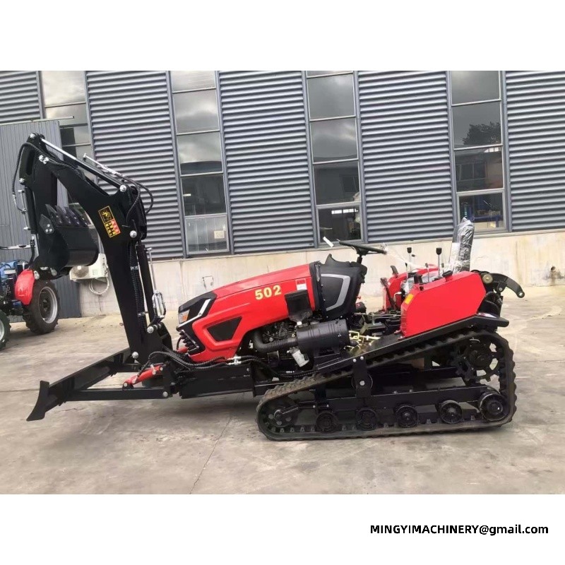 heavy duty track drive tiller
