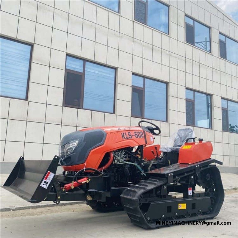 tracked tiller for muddy field
