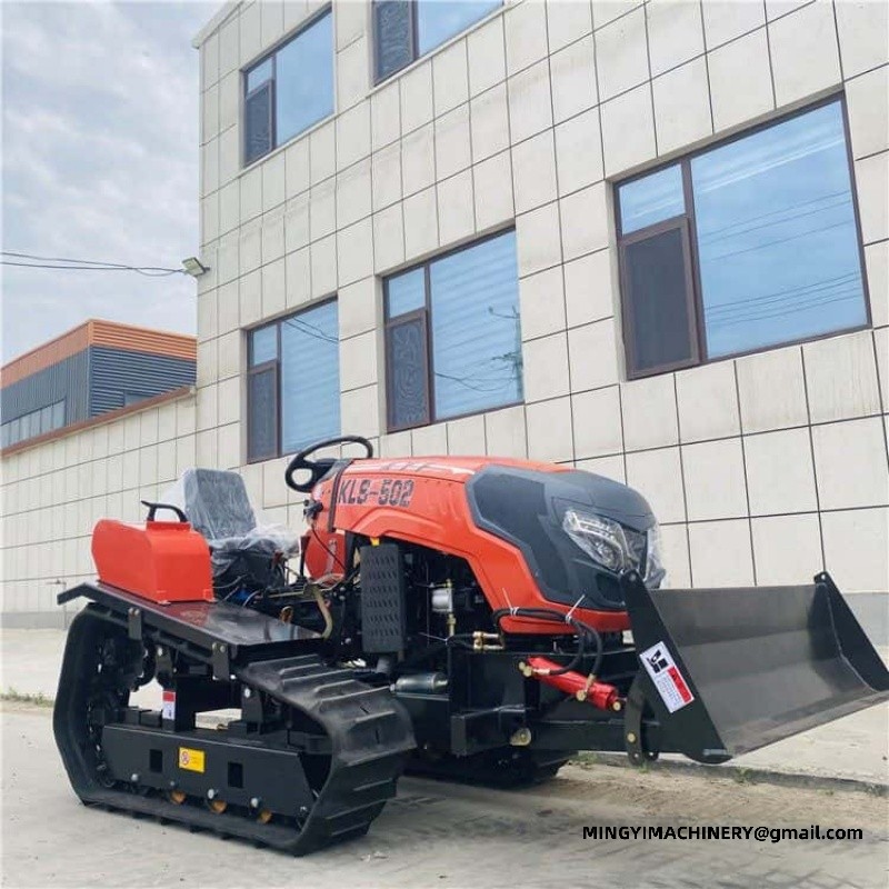 tracked tiller for muddy field