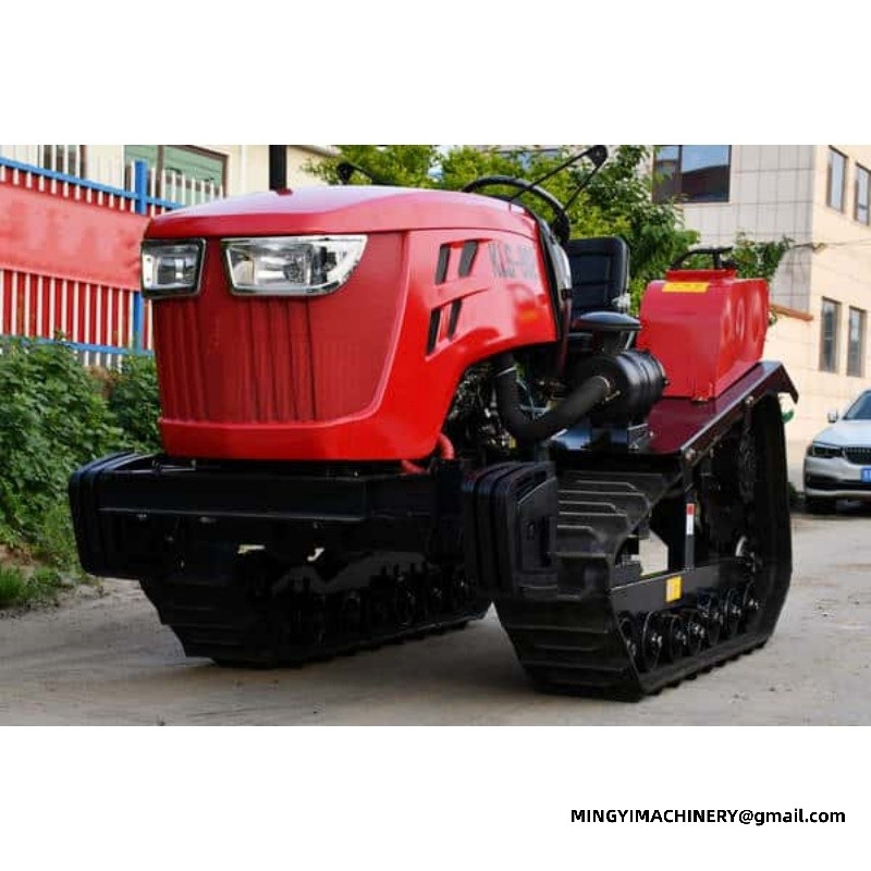 tracked tiller for paddy field