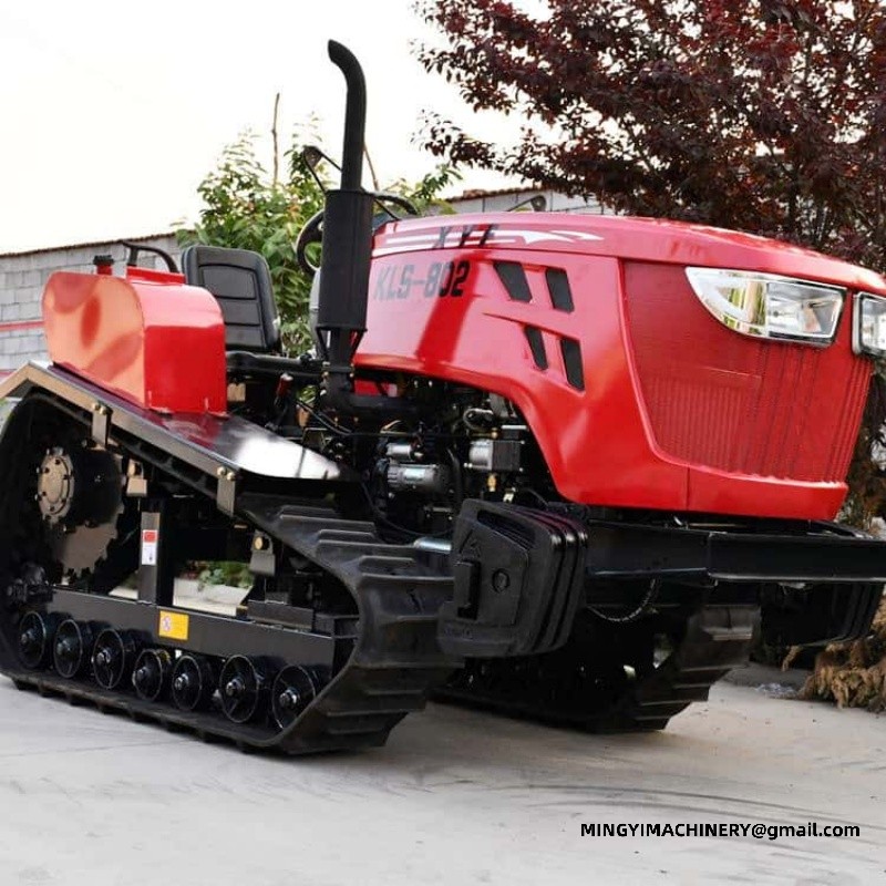 crawler tiller for soft soil