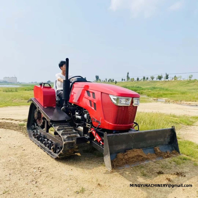 crawler tiller for soft soil