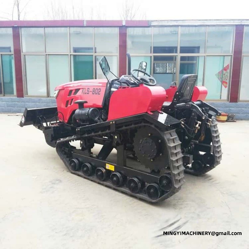 crawler tiller for soft soil