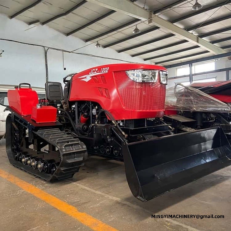 compact crawler tiller for small farm