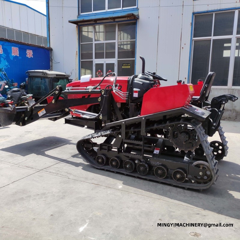 compact crawler tiller for small farm