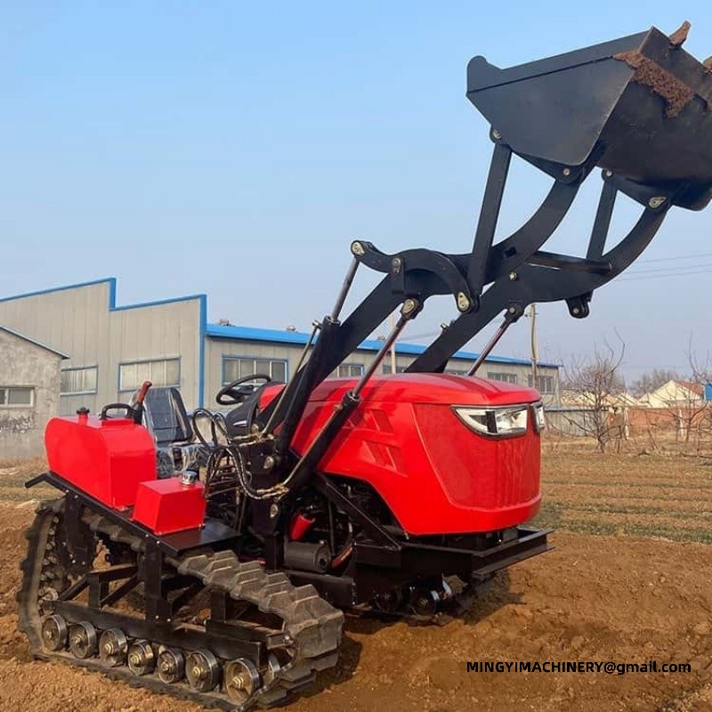 compact crawler tiller for small farm