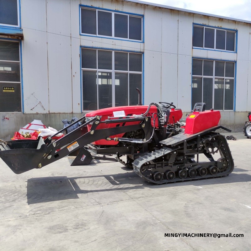 compact crawler tiller for small farm