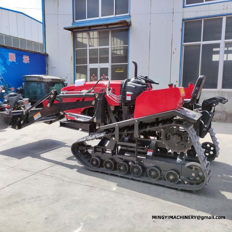 compact crawler tiller for small farm