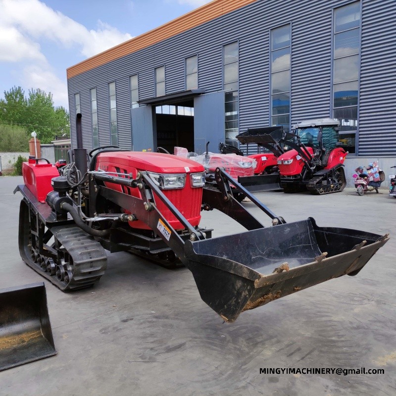 compact crawler tiller for small farm