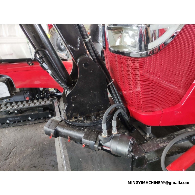crawler tiller with attachments